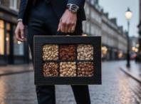 باکس آجیل و خشکبار لوکس چرمی