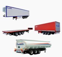 فروش ویژه انواع تریلرهای شرکت ماموت